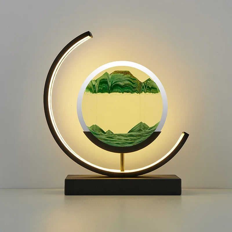 3D Quicksand Night Light & Home Decor