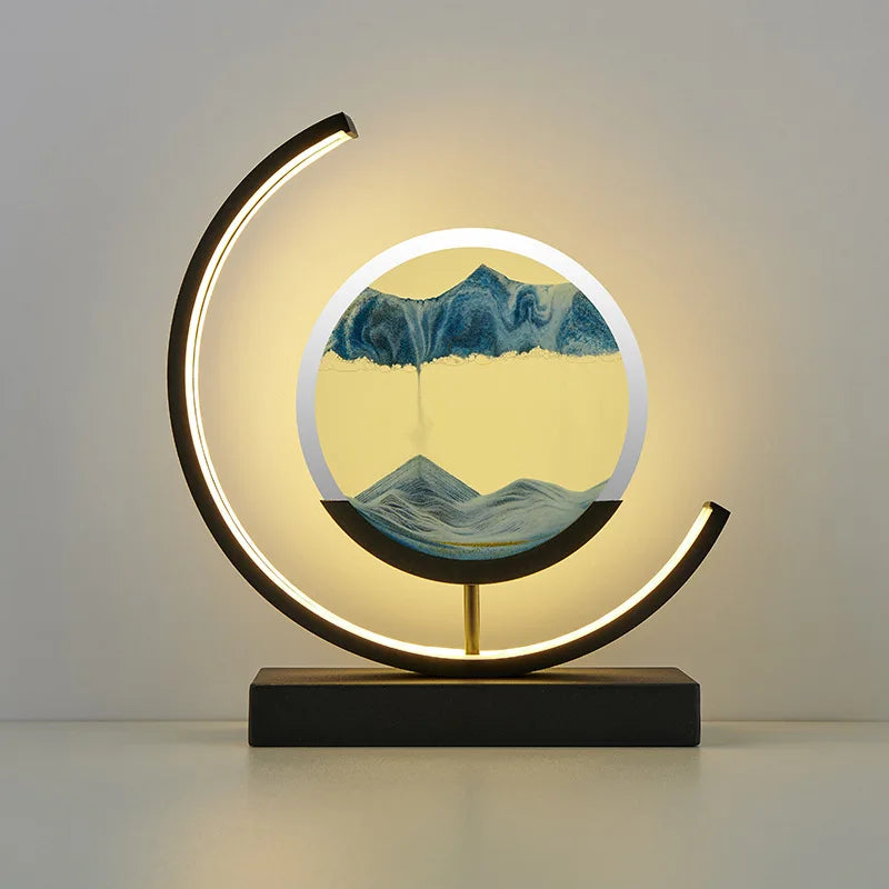 3D Quicksand Night Light & Home Decor