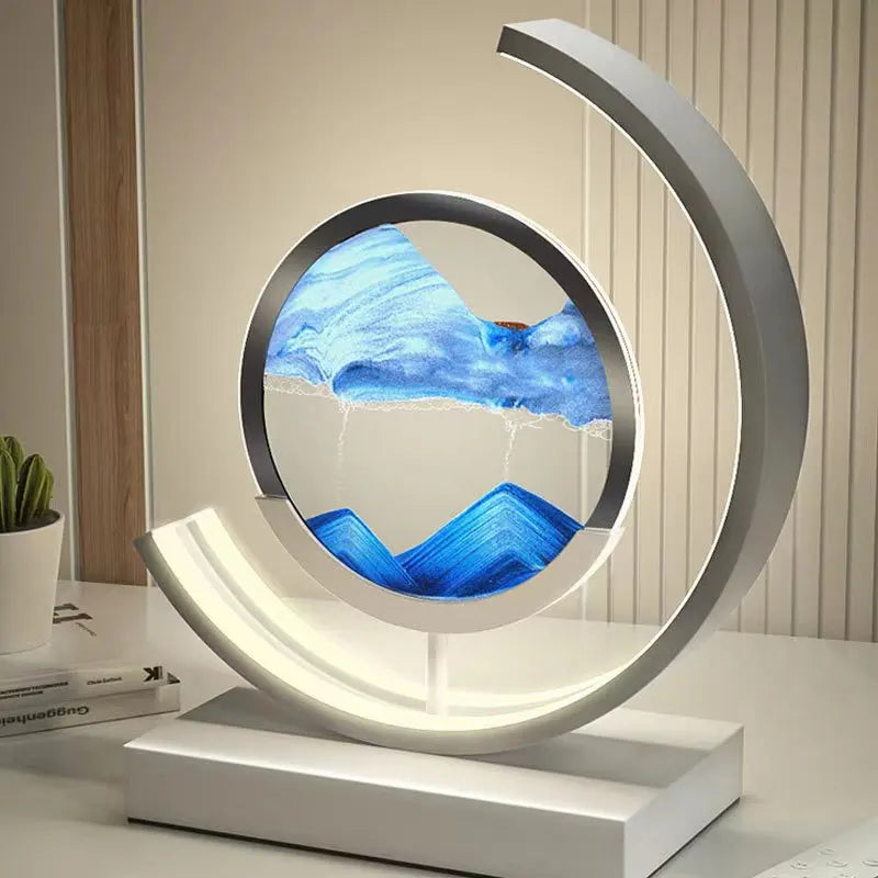 3D Quicksand Night Light & Home Decor